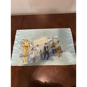 Vintage 1979 Star Wars The‎ Empire Strikes Back Pillow Case Double Sided Read